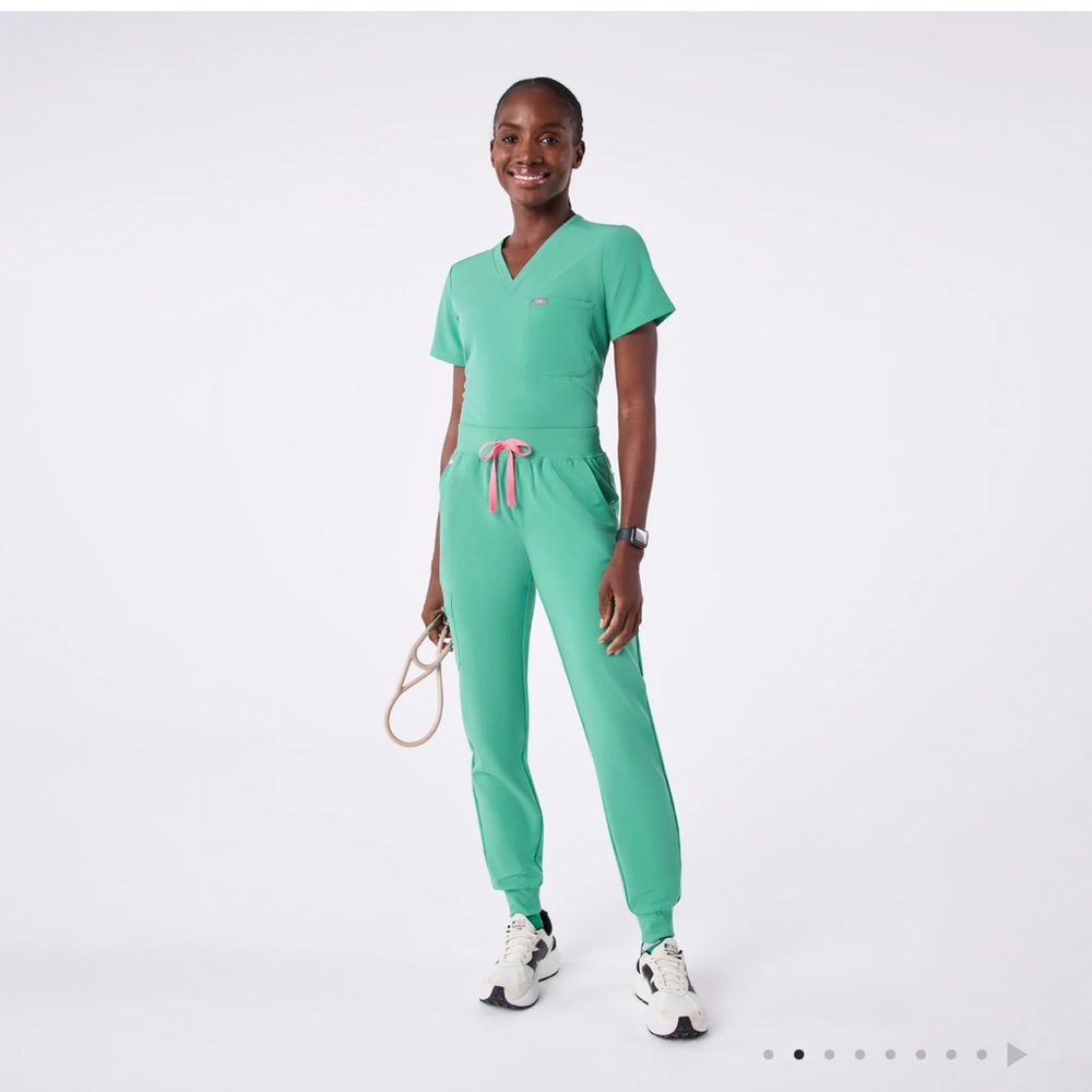 Figs Surgical Green Scrub Set